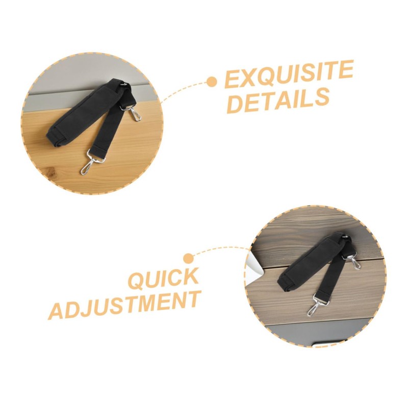 jojofuny 2pcs Shoulder Strap with Padded Cushion for Briefcase Laptop