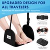2-Pack Airplane Foot Rest - Portable and Adjustable Airplane Foot