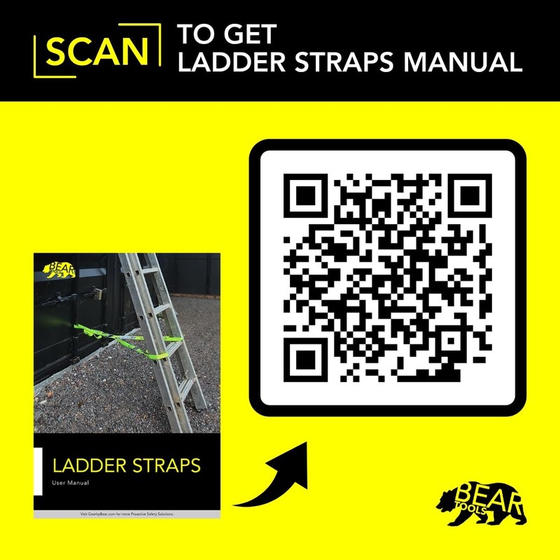 BearTOOLS Ladder Safety Sling Adjuster Stabilizer for Lower Ladders Cam