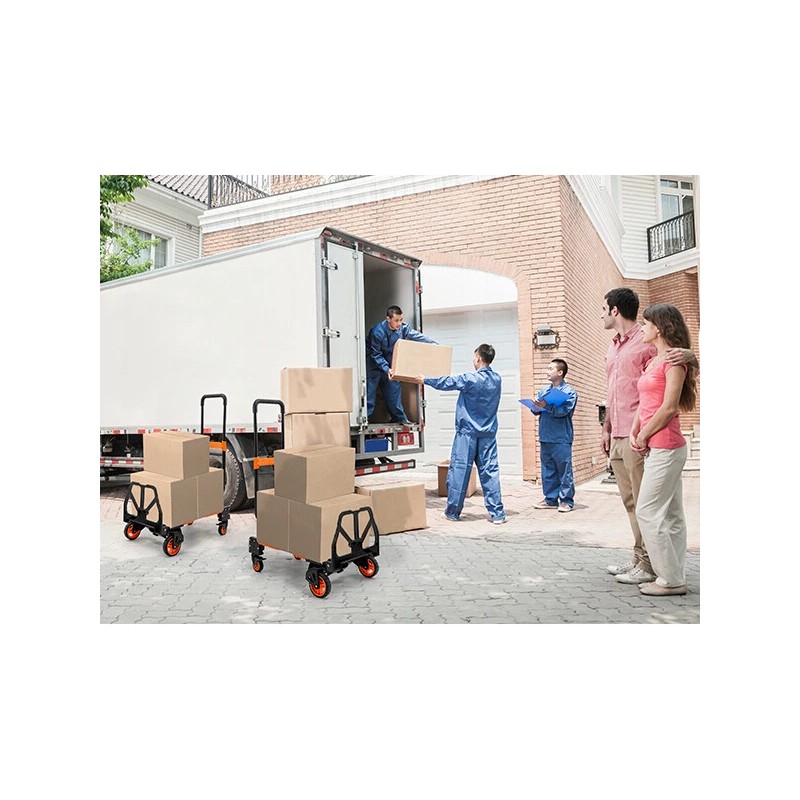 LoJok TECSPACE 2 in 1 Folding Hand Truck, 400 LBS