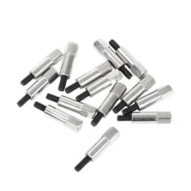 FSBNJKS Chrome Big Block for Chevy Valve Cover Bolt Set Fits BBC 396 427 454 502 14Pcs