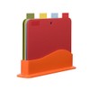 Chopping Board Set - Colour Coded Plastic Cutting Boards with