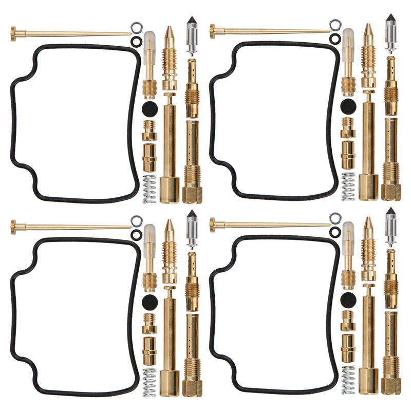4 Sets Carburetor Rebuild Fix Kit Carb Overhaul Seals Fit