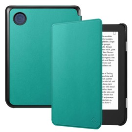 Fintie Case for Tolino Shine Color/Shine (2024)/Shine 4(2022) & Kobo Clara Colour/Clara BW(2024)/Clara 2E(2022) eReader - Ultra Thin Case with Auto Sleep/Wake and Magnetic Closure, Jade Green