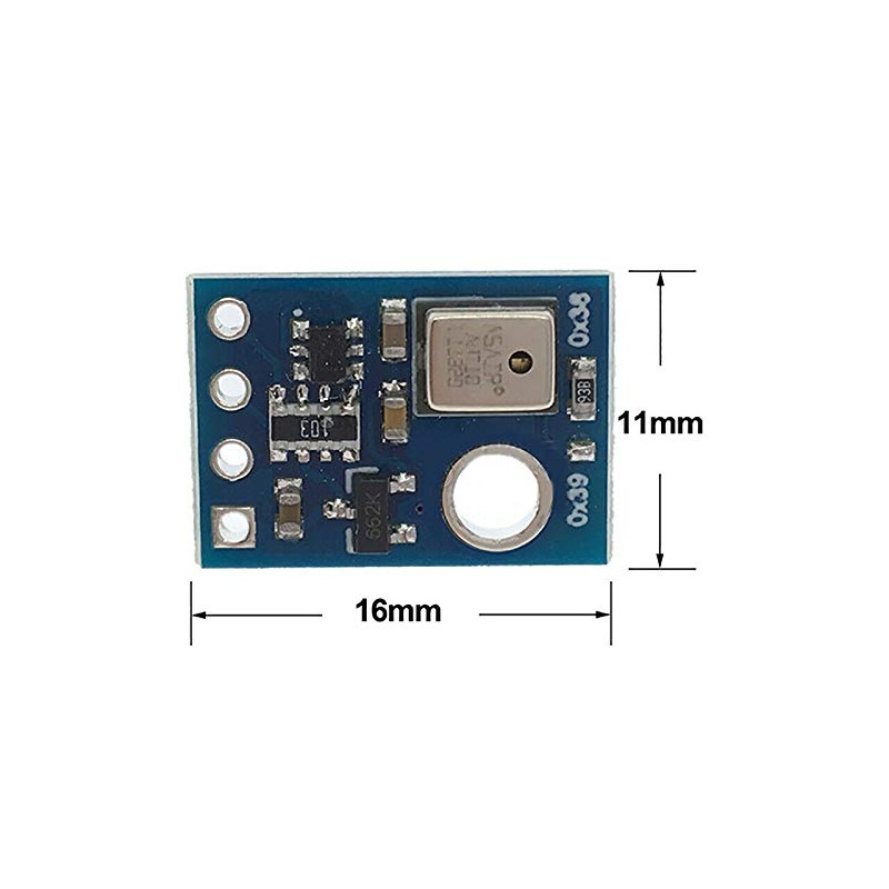 TECNOIOT Pack of 5 AHT10 Digital Temperature and Humidity Sensor