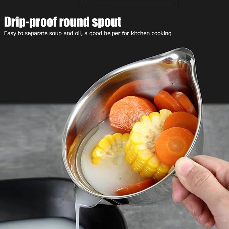 Oil Fat Separator 304 Stainless Steel Oil Grease Filter Strainer