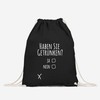MoonWorks® Gym Bag with Saying "Zwei Alkohol" [German Language]