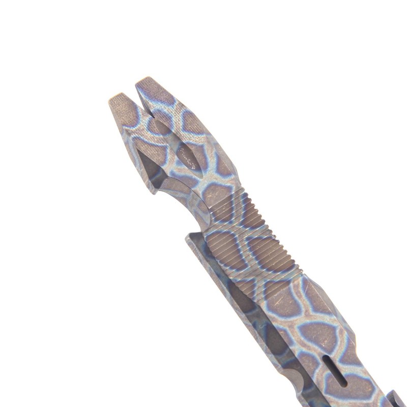Titanium Pry Bar Crowbar Nail Puller Outdoor Survival With Pocket