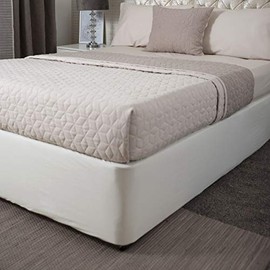 Belledorm Jersey Base Wrap - Transform a drab looking bed base (Cloud, Double)