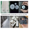 High-Density Polyethylene (HDPE) Plastic Block 1" x 3" x 6",HDPE