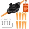 Rivershine Trimmer Plastic Blades Head,Compatible with Black Decker GH900 GH600