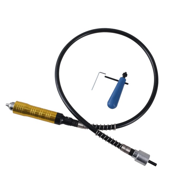 AOMIKITSTU Flexible Shaft Drill Chuck, Flexible Shaft Drill 6.5 A,