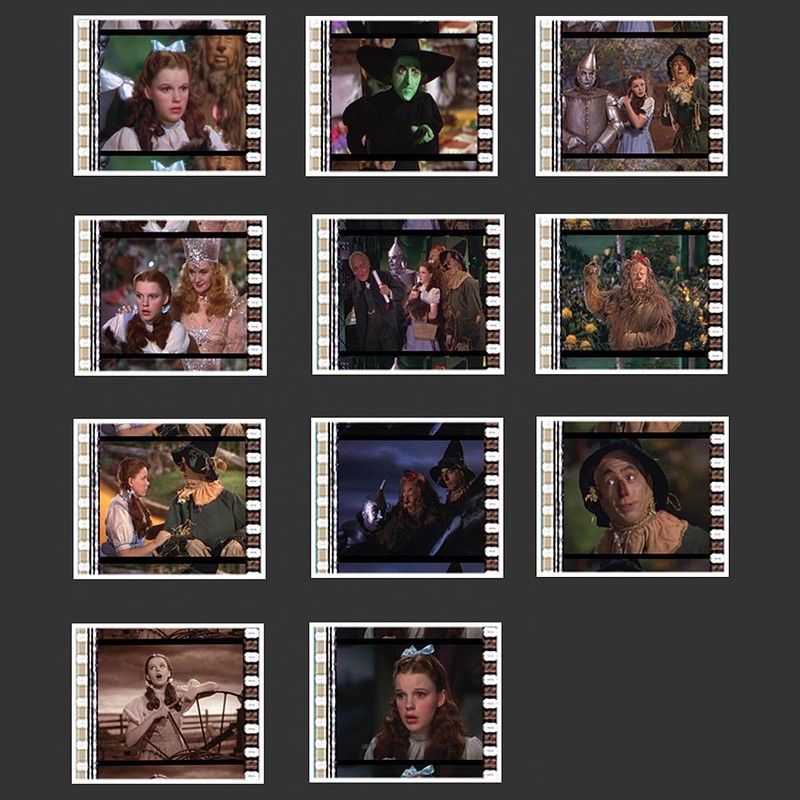Trend Setters Wizard of Oz 75th Anniversary Mini Montage FilmCell