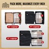 TAILI 10 Pack Cube Vacuum Storage Bags, Medium Size (25x19x11