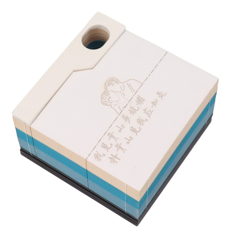 Creative Cruise Ship Sticky Notes Desktop Decoration 3D Hand Tear