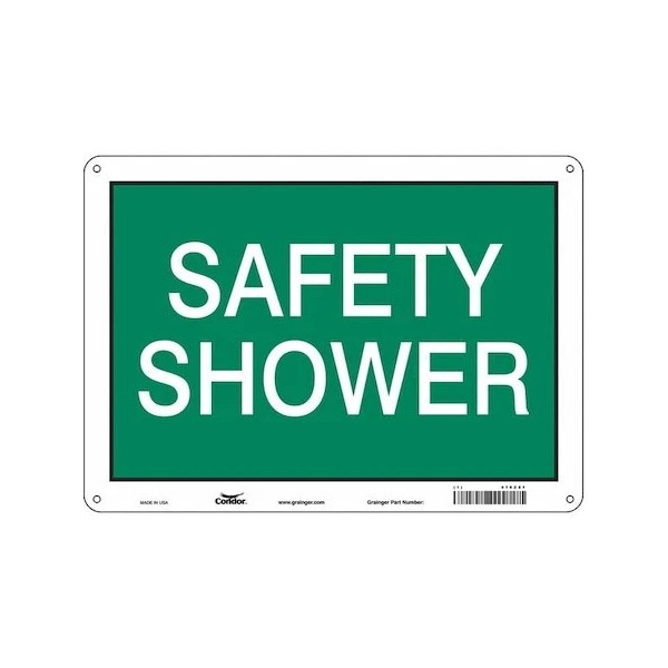 CONDOR 470Z81 Safety Shower, 14 in W x 10 in