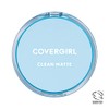 COVERGIRL Clean Matte Pressed Powder, Medium Light (Packaging May Vary)