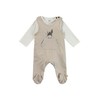 Sterntaler Unisex Polka Dot Baby Romper Set, natural