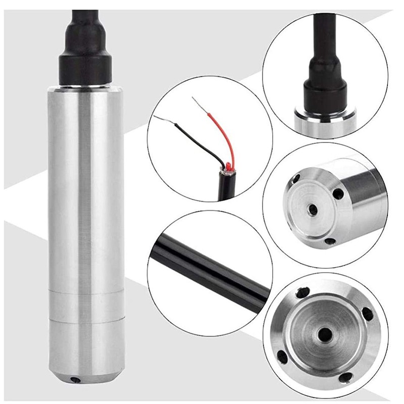 INTBUYING 4-20mA Smart Water Level Sensor Detector 0-20m Pressure Range