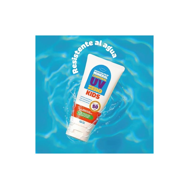 NaturalDry Bloqueador Solar Mineral Niños FPS 50 Mineral Sunscreen SPF