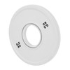 GRIRIW Steel Core Rubber Coated Gym Plates Small Weight Plates