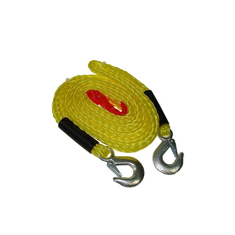 Maypole Heavy Duty 3.5m Tow Rope 4000kgs with Forged Hooks,
