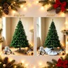 YGWAPJL White Faux Fur Christmas Tree Skirt 50cm / 19.7"
