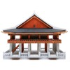 caincosmetic Young Modeler Gyeonghoeru Pavilion 3D Wooden Model Building Kits