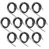 10Pcs Thermistor Sensor NTC Temp Probe 5x25mm Cylindrical Head 2