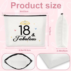 Makeup Bag 18th Birthday Gifts for Women,Christmas Makeup Bag Gifts for Women Best