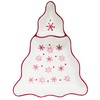 Euro Ceramica Winterfest Christmas Collection, 15" Tree Chip & Dip