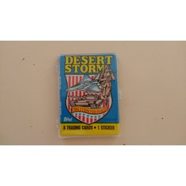 Desert Storm Trading Cards (pkg of 8 plus 1 sticker) Coalition for Peace by Topps