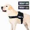 Albcorp Reflective Therapy Dog Vest Harness, Woven Nylon, Adjustable Service