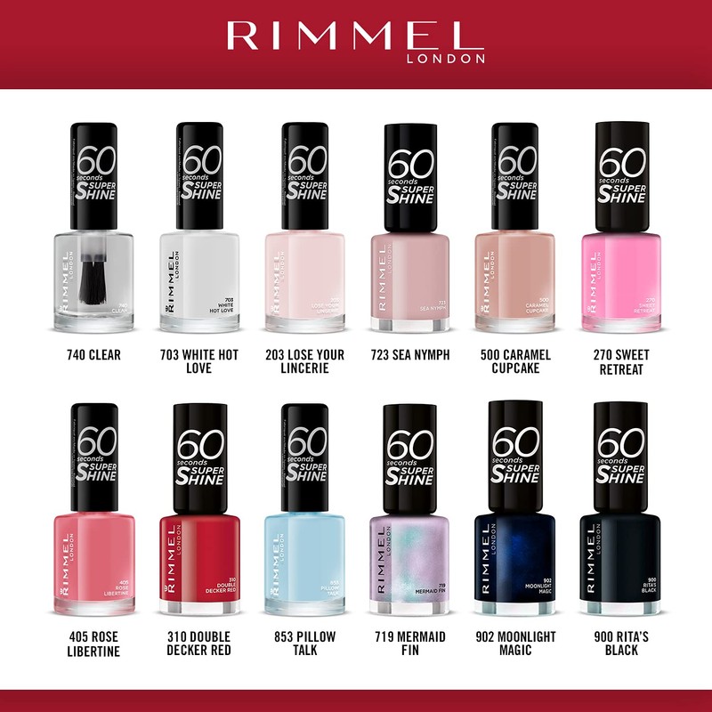 Rimmel RIMMEL LONDON - 60 Seconds Super Shine Nail Polish