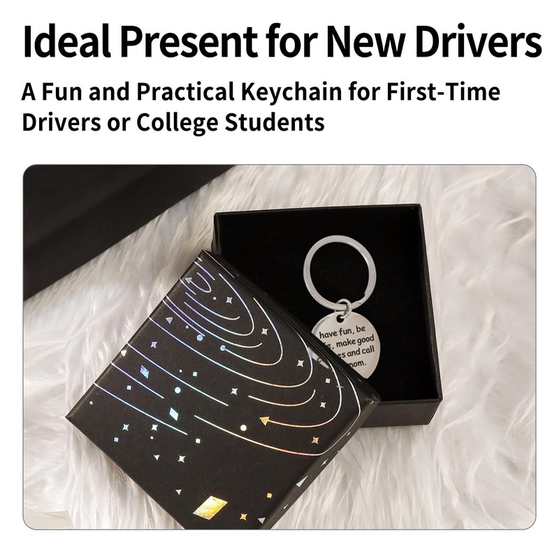 YKEBVPW New Driver Keychain for Graduation Have Fun Be Safe