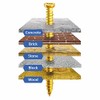 TIMCO Concrete Screws Flat Countersunk Yellow - 7.5 x 50