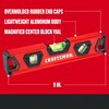 CRAFTSMAN Torpedo Level, 9 Inch, With Shock Absorbing End Caps