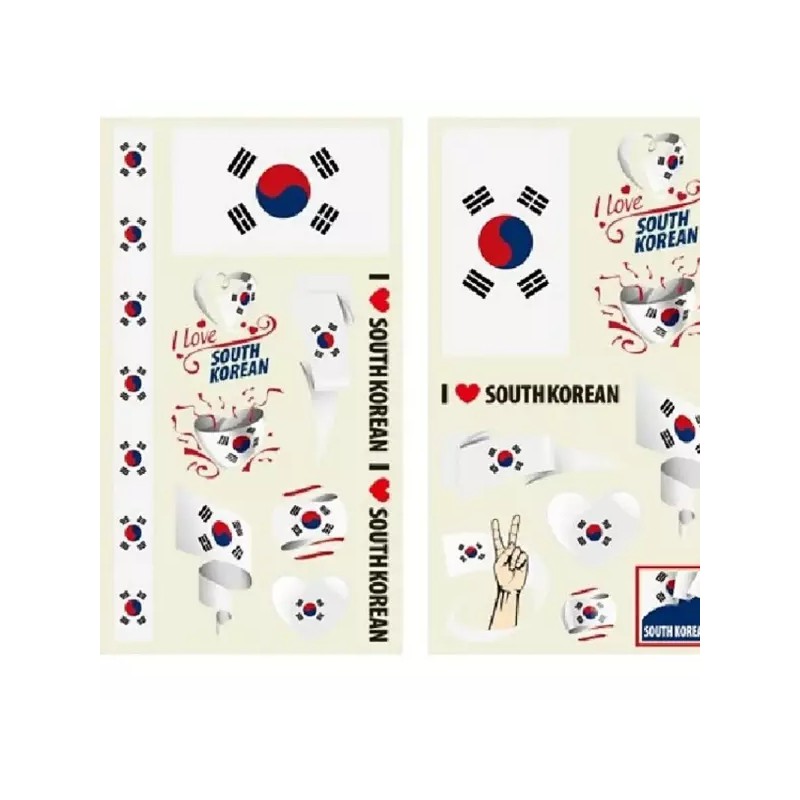 Search Life 태극기스티커 태극기판박이 청결공감 응원스티커 월드컵 10장세트 월드컵스티커 서치생활