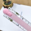 2 Pcs Folding Ruler Transparent Ruler Plastic Ruler Geometric Ruler