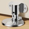 Height-Adjustable Magnetic Door Stopper - Slam-Proof & Holder Rose Bronze 2ea