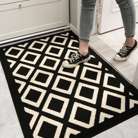 GRANNY SAYS Indoor Doormat, 32" x 48", Non-Slip Front Door Mats,Large Door Mat, Outdoor Welcome Mat Washable, Low Profile Entryway Mat, Floor Inside Back Door Mats