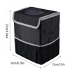AIMALL Hanging Car Storage Box, Multifunctional Foldable Car Trash Can