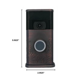 Garden Video Doorbell Cover (Ring 2nd Generation Compatible) (Oiled Bronze)