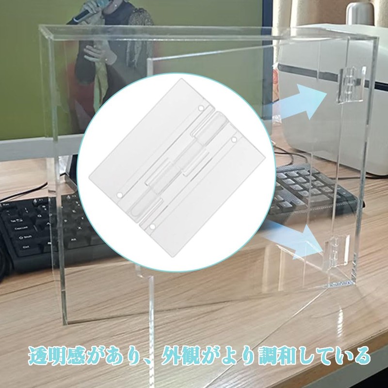 Acrylic Hinge Folding Hinges DIY Parts Folding Parts Transparent Suitable
