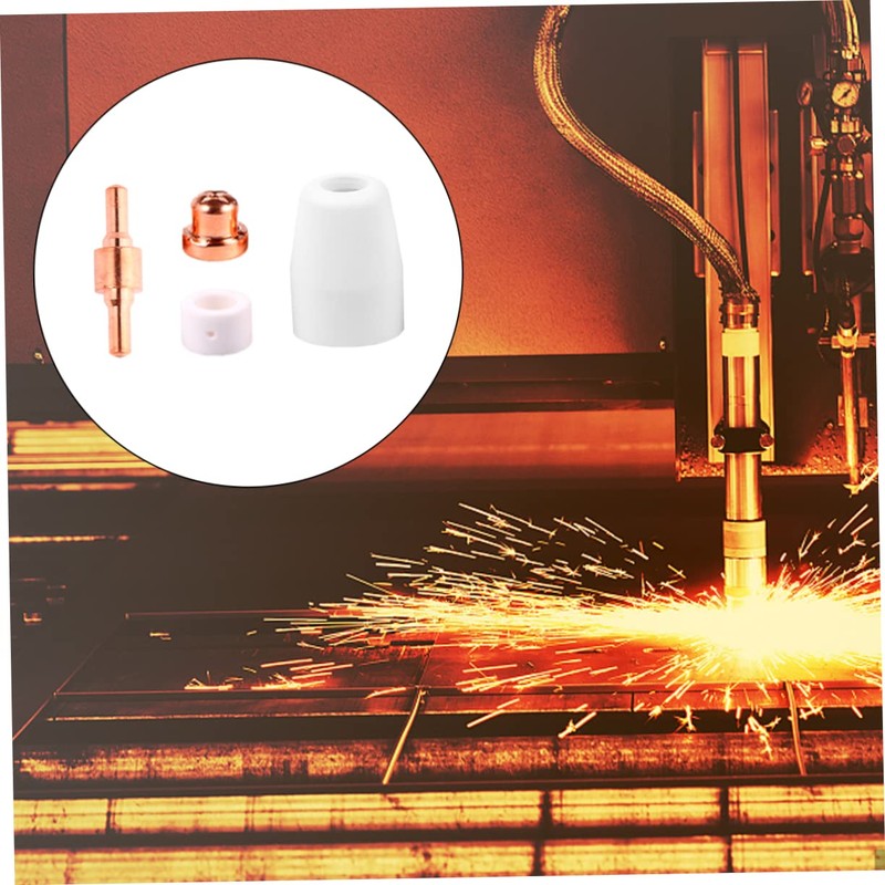 TEHAUX 46pcs Nozzle Kit for Plasma Cutter High Compatibility Easy