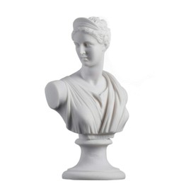 Artemis Diana Bust Greek Statue Nature Moon Goddess 8.66"