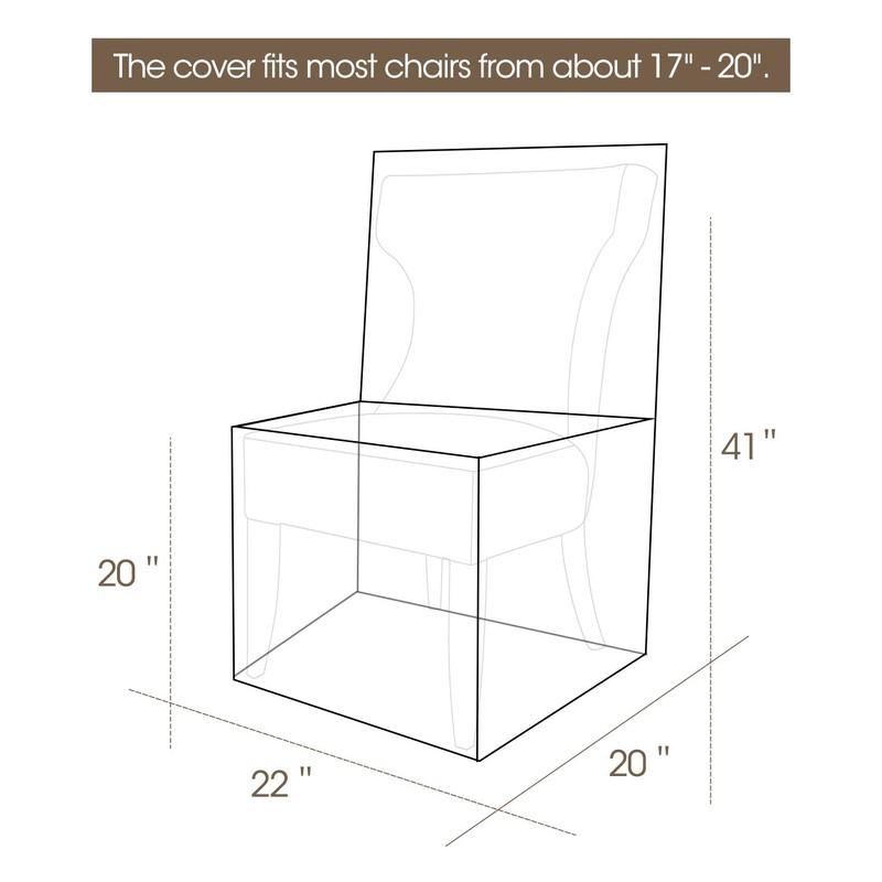 Mardili Plastic Dining Chair Protector(2 Pack)