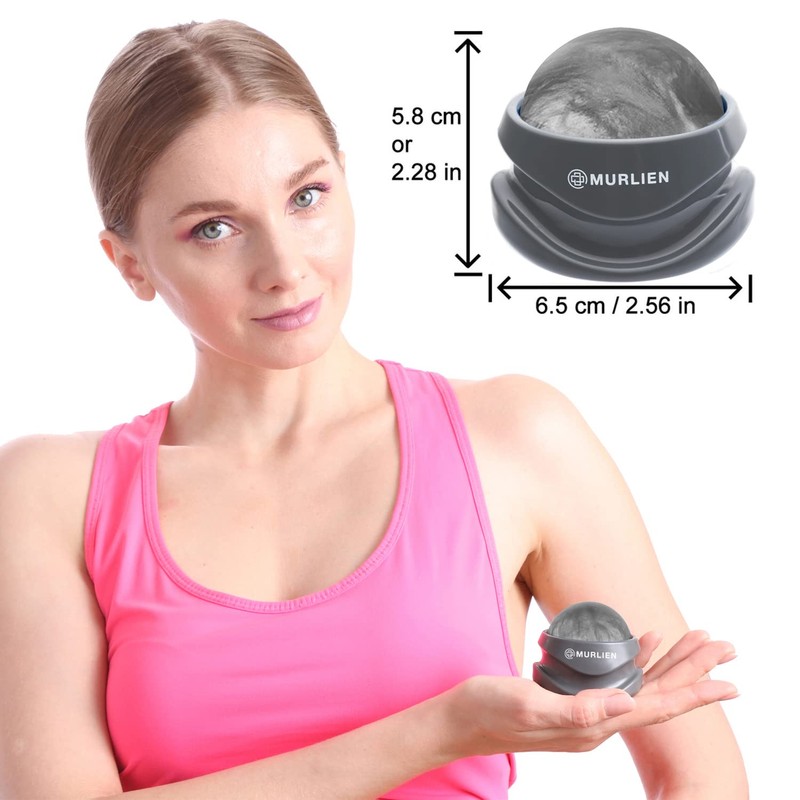MURLIEN Massage Roller Ball, Tight and Sore Muscles Relief, Manual