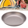 Pure Titanium Saucer Dishes Outdoor Tableware Camping Hiking Plates Cutlery
