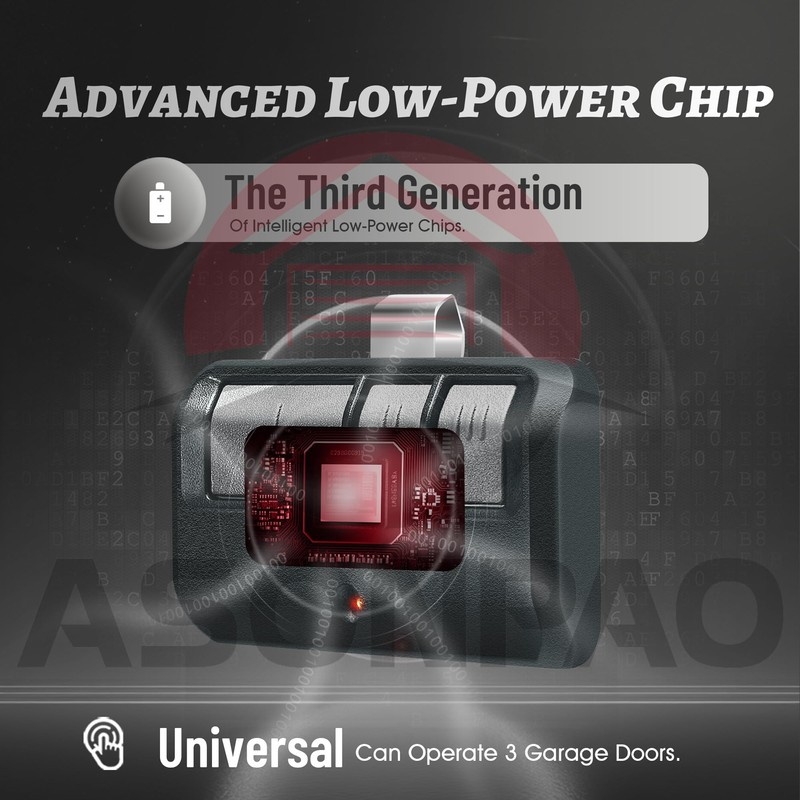 2Pack 953EV/EVC 953ESTD Universal Chamberlain Garage Door Opener Remote, 3-Year-Warranty